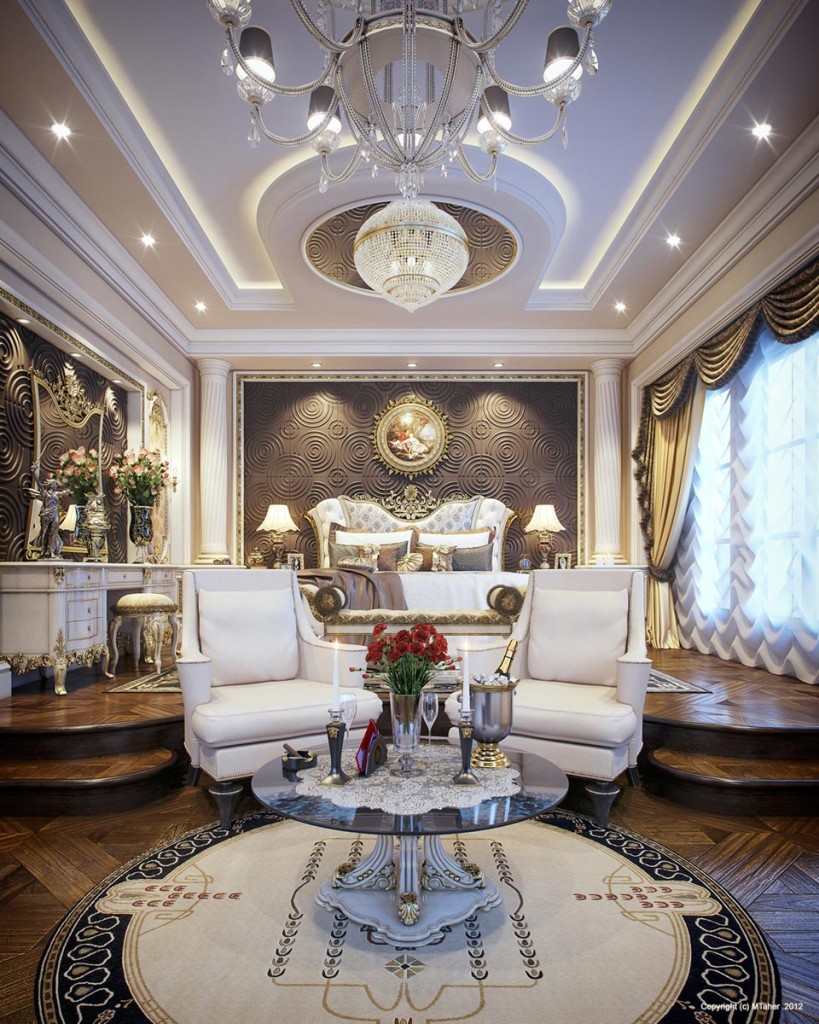 Luxury Master Bedroom by Muhammad Taher