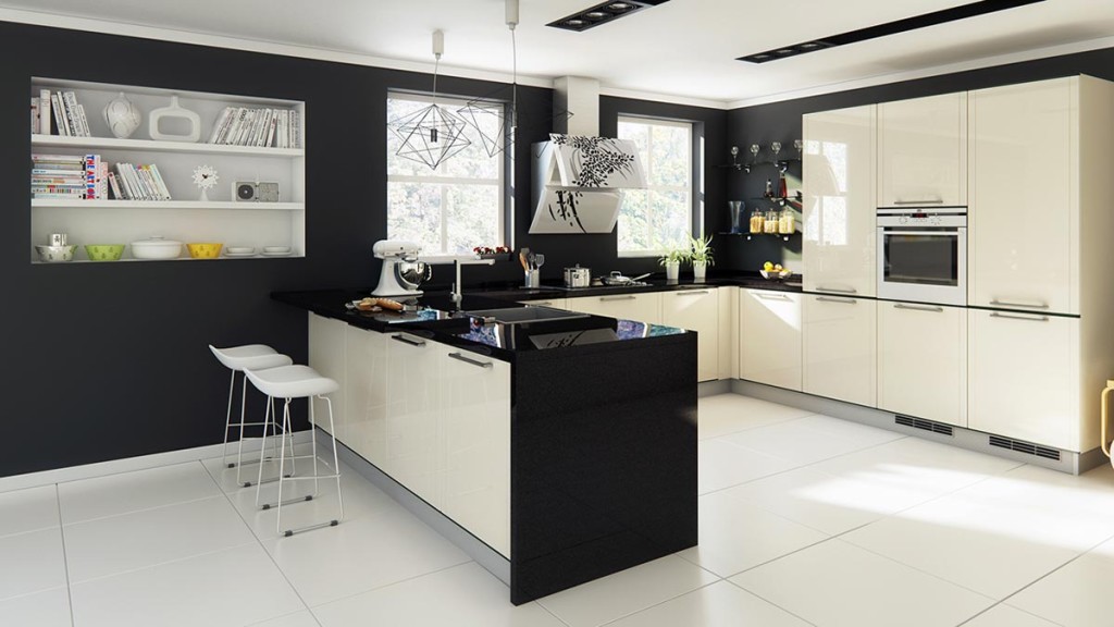 Aluminium-made kitchen by Mark Lester